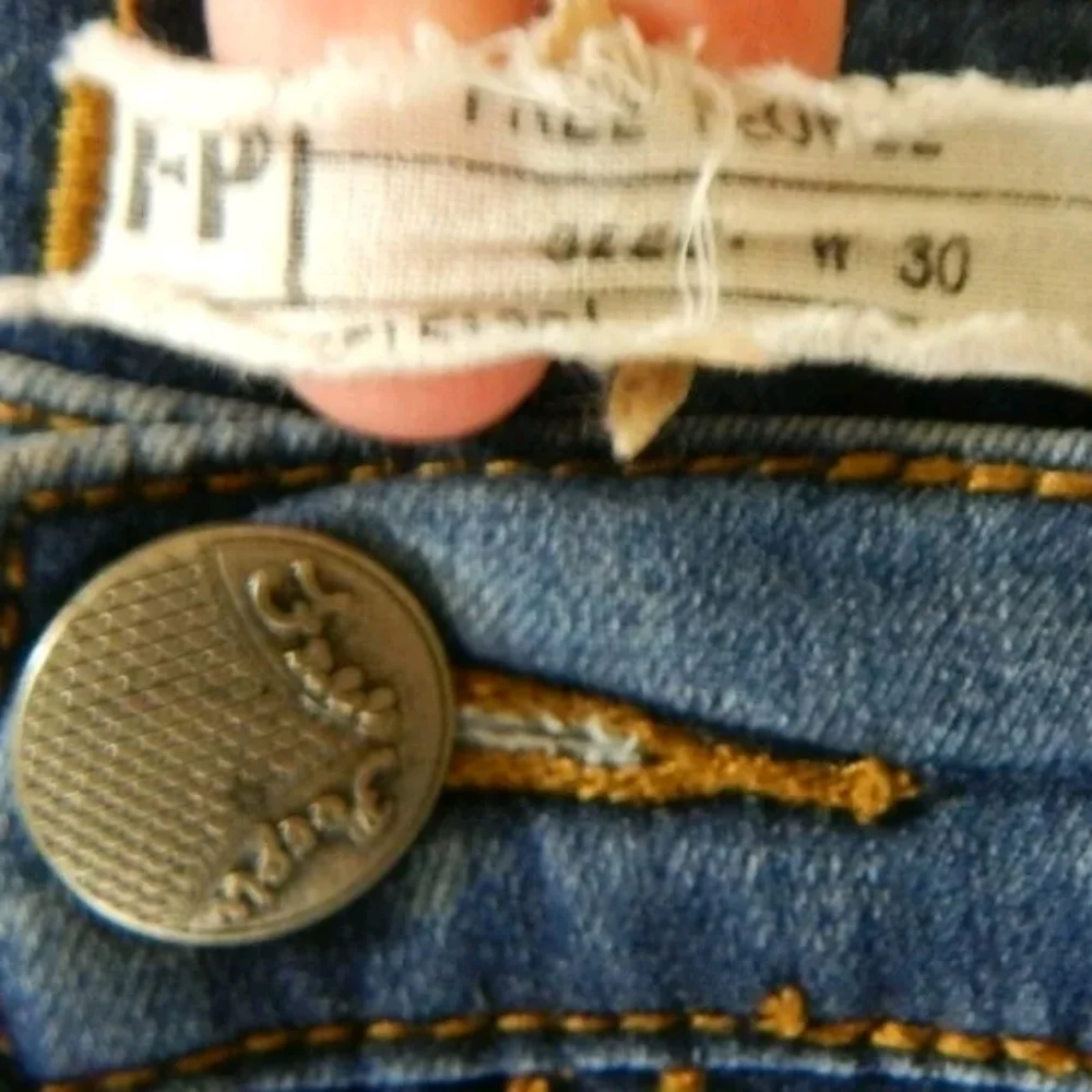 Free People High Rise Crop Skinny Jeans